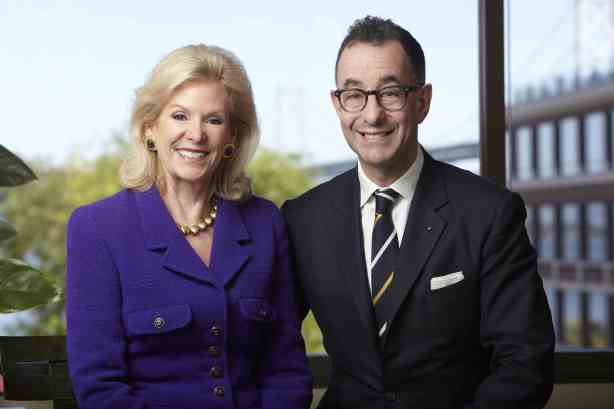 Diane B. Wilsey and Colin B. Bailey, the new director of FAMSF, who will start June 1, 2013.  Photo: Bill Zemanek